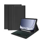 tech protect flip cover sc pen Μαύρη Θήκη με Πληκτρολόγιο για galaxy tab a9+/a11+