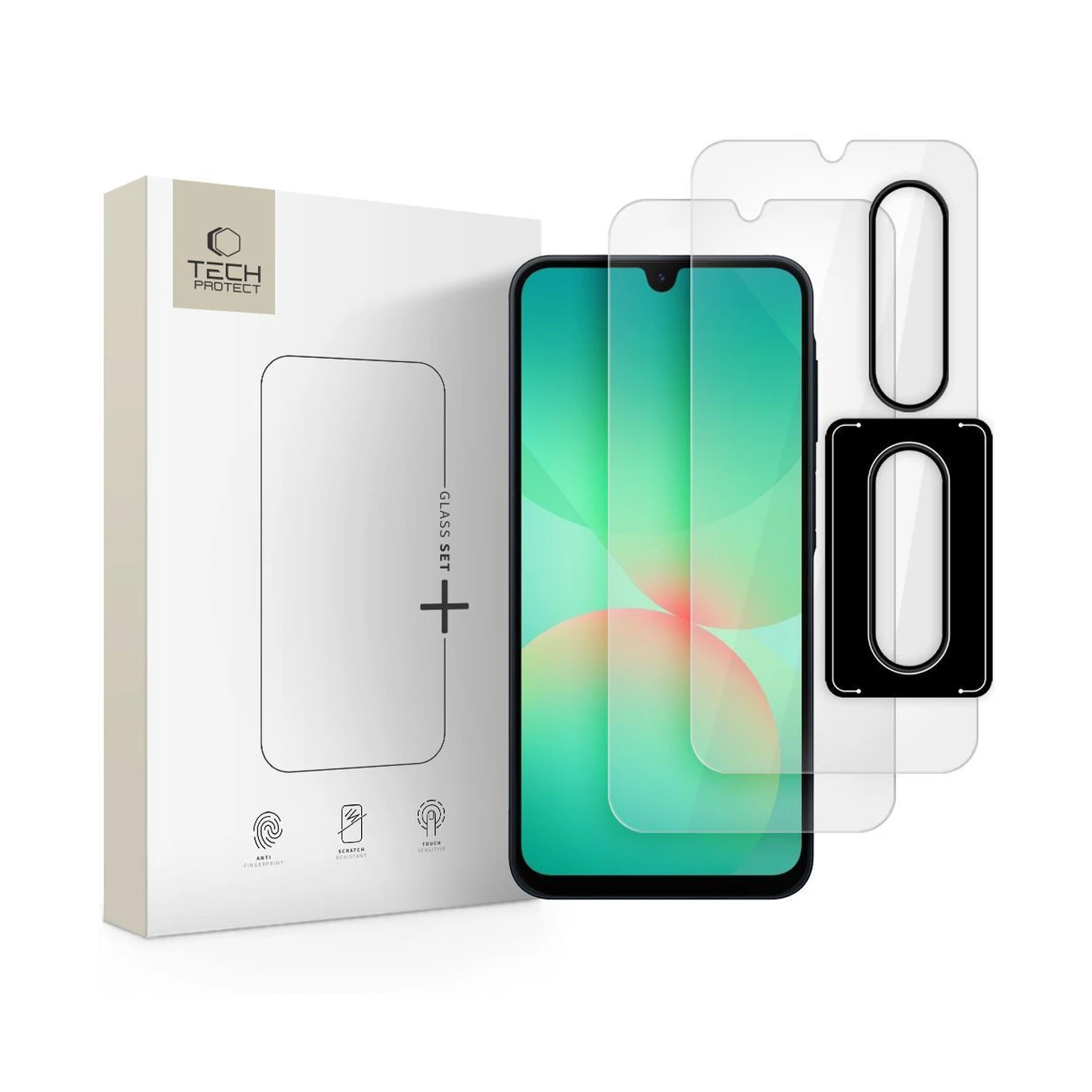 tech protect Τζαμάκι Οθόνης 2τμχ & Κάμερας 1τμχ για galaxy a26 5g