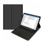 tech protect sc pen flip cover Μαύρη Θήκη με Πληκτρολόγιο για ipad air 2020/2022
