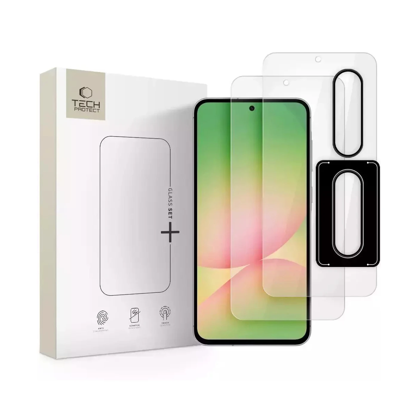 tech protect Τζαμάκι Οθόνης 2τμχ & Κάμερας 1τμχ για galaxy a36 / a56 5g