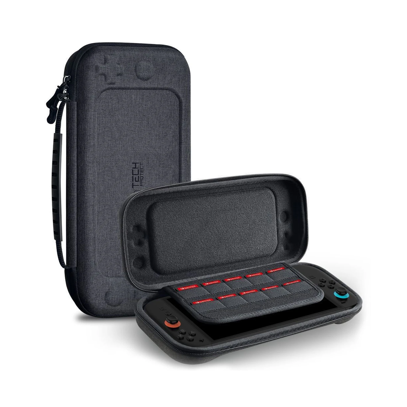 tech protect Πλαστική Γκρι Θήκη Μεταφοράς για Κονσόλα switch 2