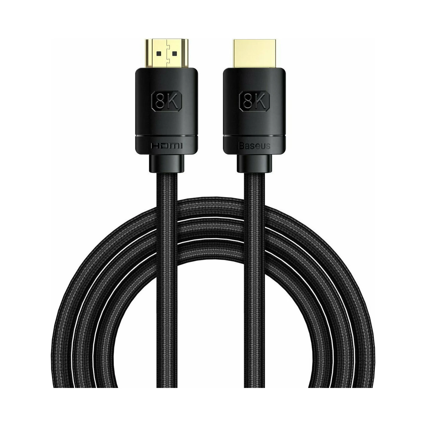 baseus hdmi 2.1 braided Μαύρο Καλώδιο hdmi