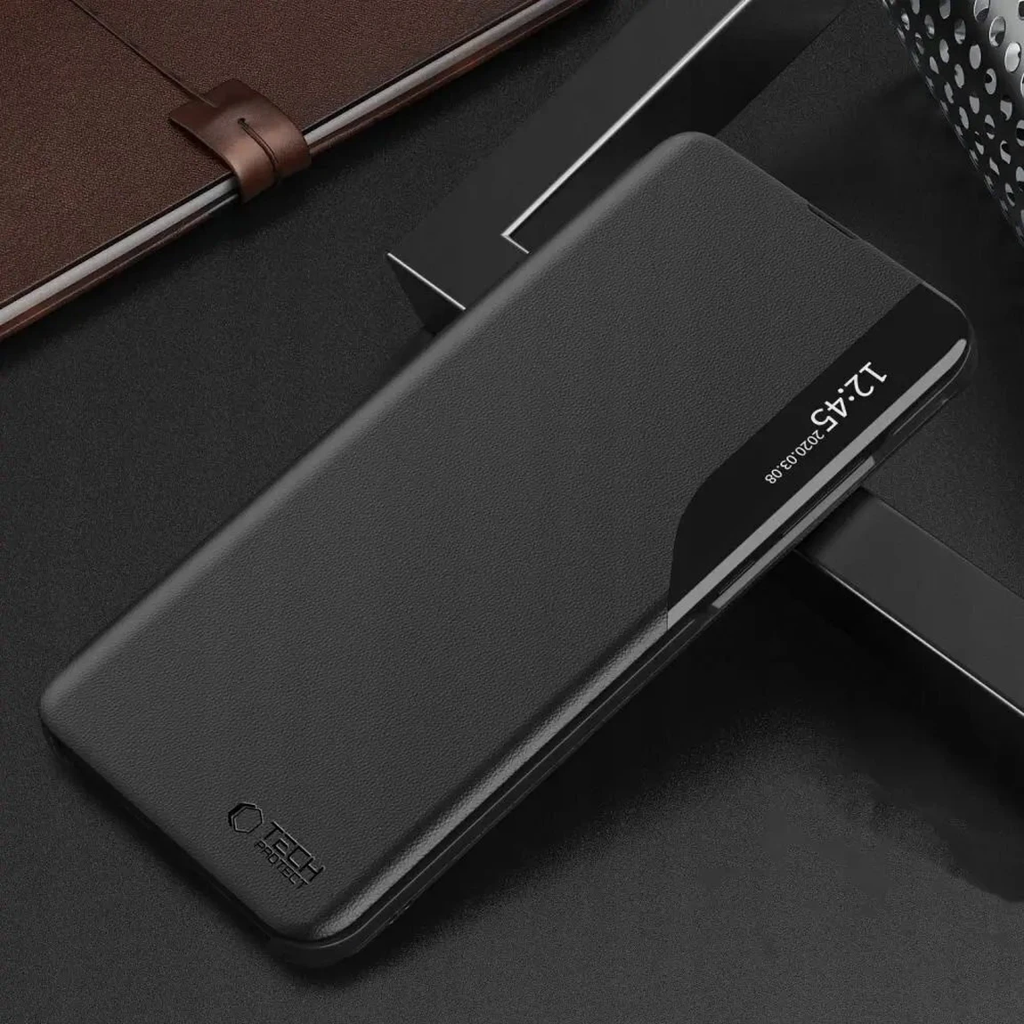tech protect smart view book Μαύρη Θήκη για samsung galaxy a56 5g