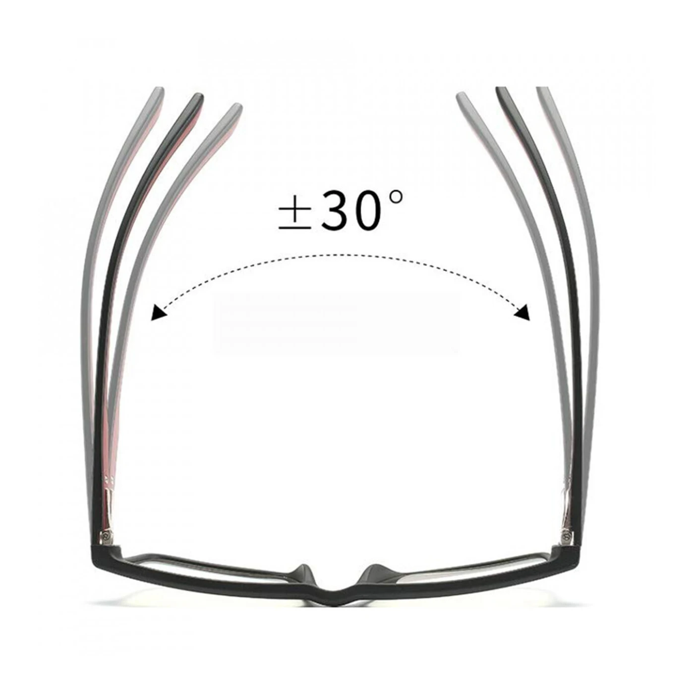 techsuit anti blue light Γυαλιά Προστασίας Οθόνης Μαύρο/Γκρι