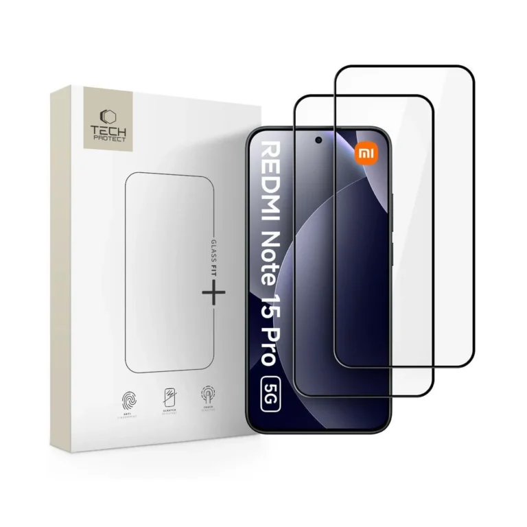 tech protect glass fit+ Τζαμάκι Προστασίας για xiaomi redmi note 15 pro 5g 2τμχ