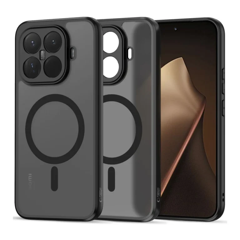 tech protect magmat back cover mαύρη Θήκη για xiaomi 15t pro