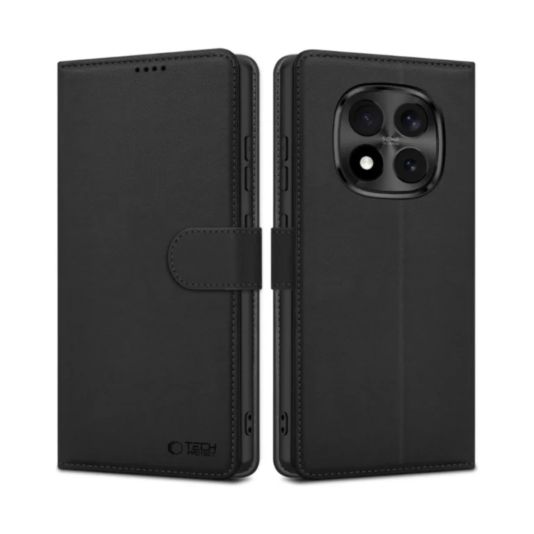 tech protect plus wallet Μαύρη Θήκη Δερματίνης για redmi note 15 pro+ / poco m8 pro