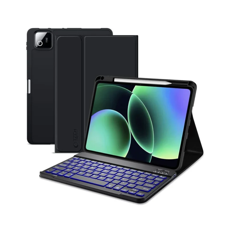 tech protect sc pen Μαύρη Θήκη με Πληκτρολόγιο για galaxy tab a9+ a11+ plus 11.0