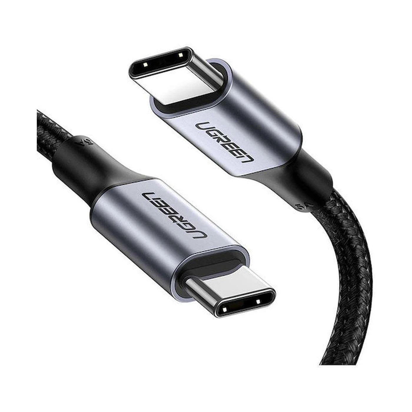 ugreen us316 braided Μαύρο Καλώδιο usb c 100w