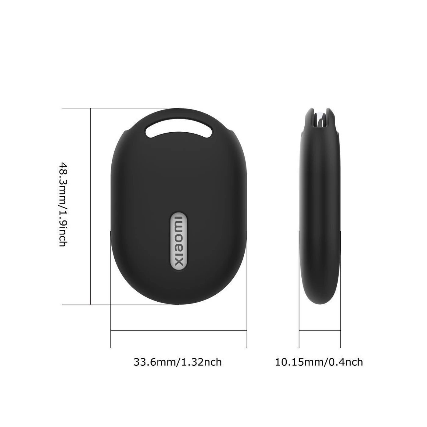 tech protect icon Μαύρη Θήκη Σιλικόνης για xiaomi tag