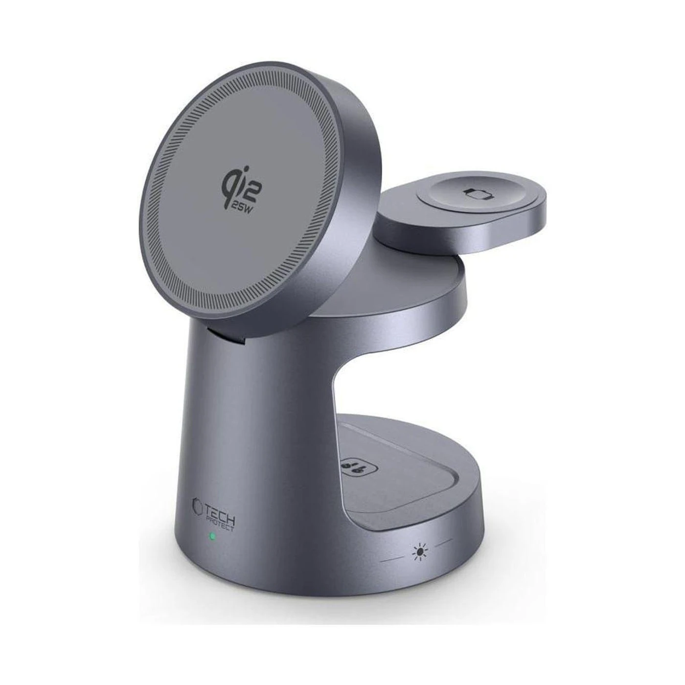tech protect Ασύρματος magsafe Γκρι Φορτιστής 3σε1 25w