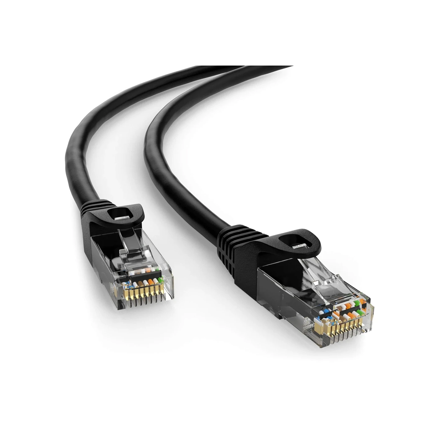 powetech Μαύρο Καλώδιο ethernet cat 6 u/utp cca 250hz