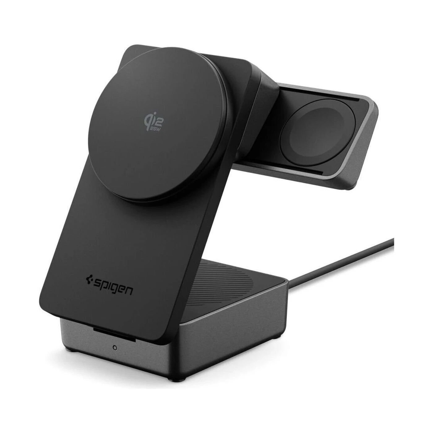 spigen foldable magsafe Μαύρος 3σε1 aσύρματος Φορτιστής 25w qi2.2