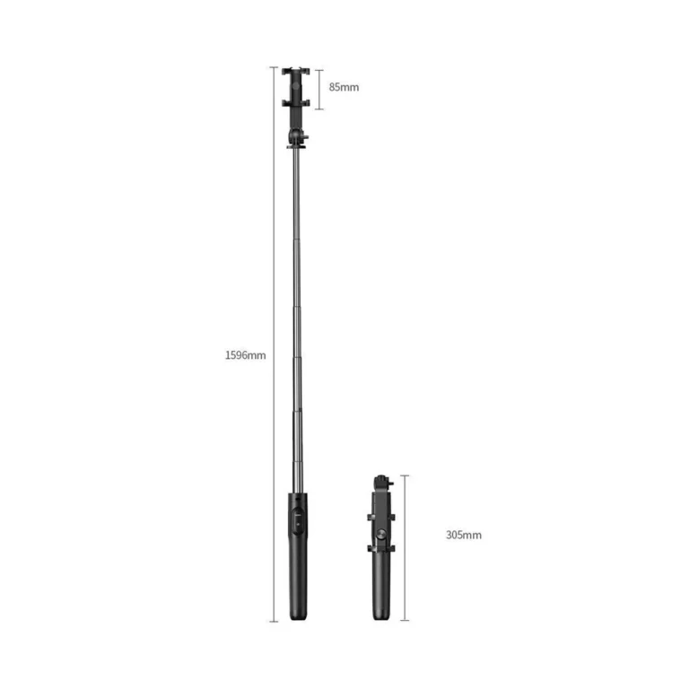 ugreen lp586 Μαύρο bluetooth selfie stick Τρίποδο Κινητού