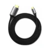 ugreen mm142 braided Μαύρο Καλώδιο usb c σε hdmi 2.0 4k 60hz 1.5m