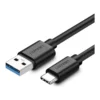 ugreen us184 usb 3.0 pd Μάυρο Καλώδιο usb c 1m