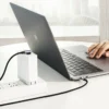 ugreen us255 angle braided usb 2.0 Μαύρο Καλώδιο usb c 60w pd