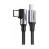 ugreen us255 angle braided usb 2.0 Μαύρο Καλώδιο usb c 60w pd