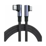 ugreen us335 angle braided usb 2.0 Μαύρο Καλώδιο usb c 100w pd