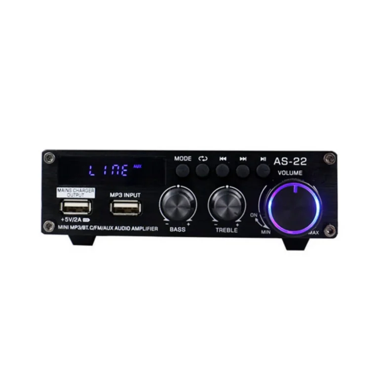 blitzwolf as 22 Μαύρος Ολοκληρωμένος Ενισχυτής hi fi stereo
