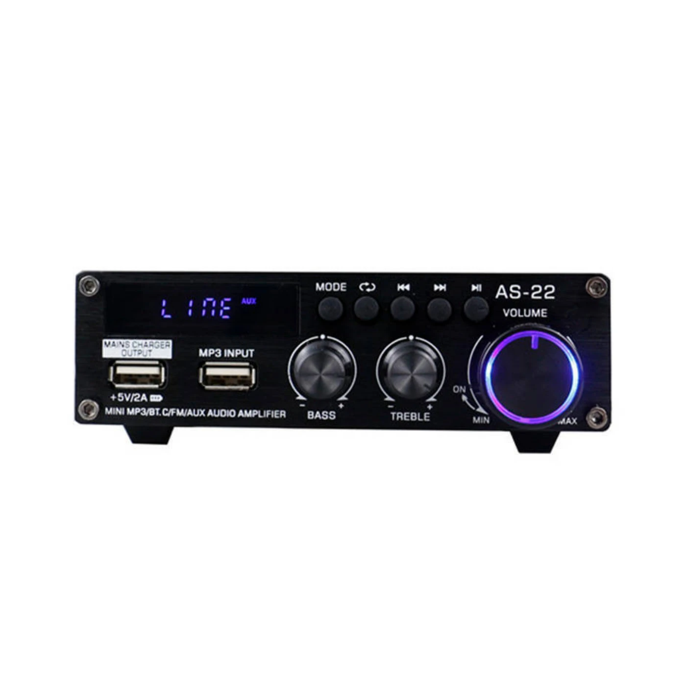 blitzwolf as 22 Μαύρος Ολοκληρωμένος Ενισχυτής hi fi stereo blitzwolf as 22 Μαύρος Ολοκληρωμένος Ενισχυτής hi fi stereo