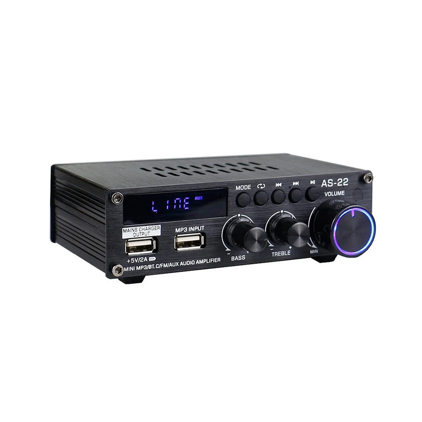 blitzwolf as 22 Μαύρος Ολοκληρωμένος Ενισχυτής hi fi stereo blitzwolf as 22 Μαύρος Ολοκληρωμένος Ενισχυτής hi fi stereo