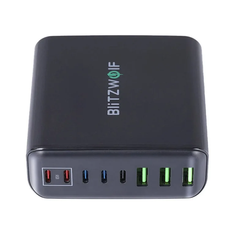 blitzwolf Μαύρος Φορτιστής bw s26 pd3.0 qc3.0 250w
