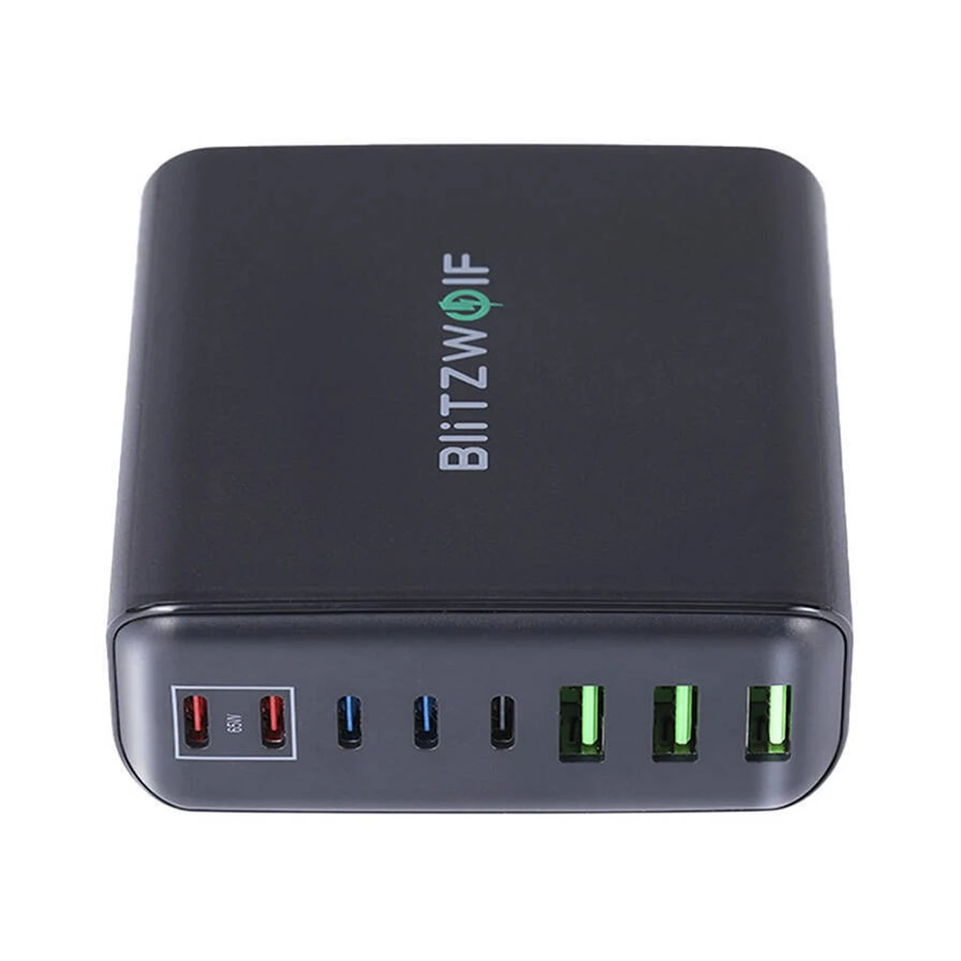 blitzwolf Μαύρος Φορτιστής bw s26 pd3.0 qc3.0 250w