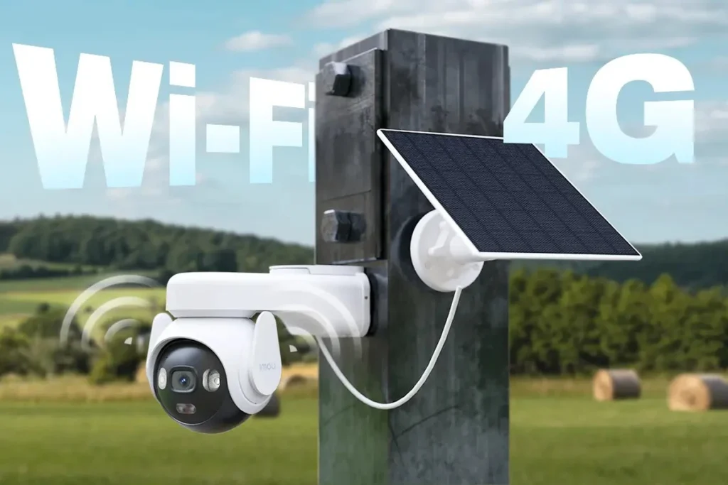 imou aov pt solar 5mp Ασύρματη Κάμερα Παρακολούθησης wi fi 4g full hd+