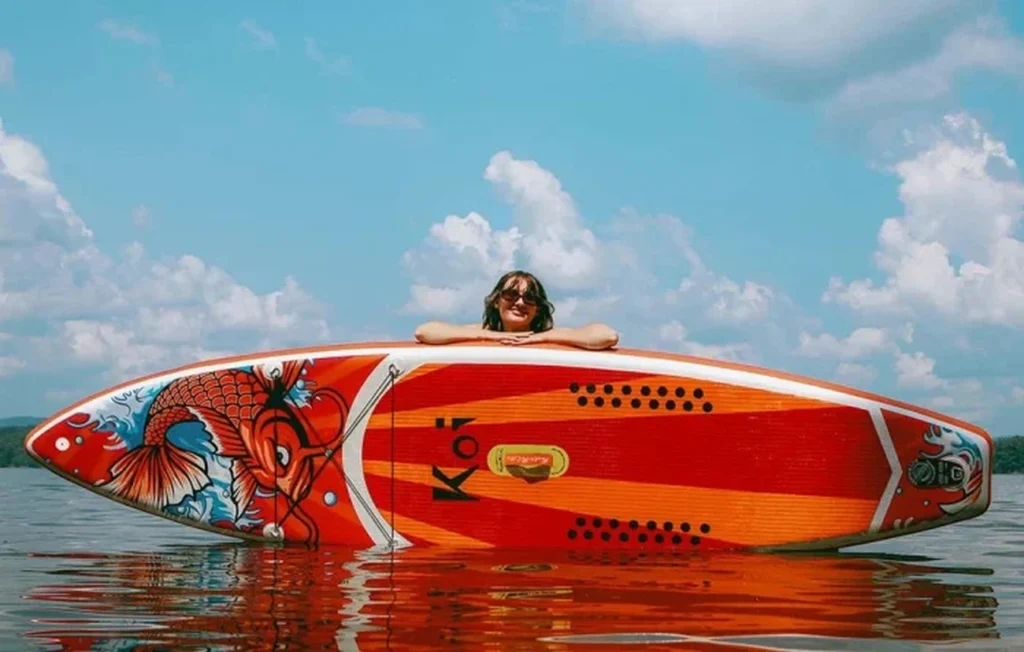 funwater supfr01e feath r lite Φουσκωτή Σανίδα sup koi 3.5m