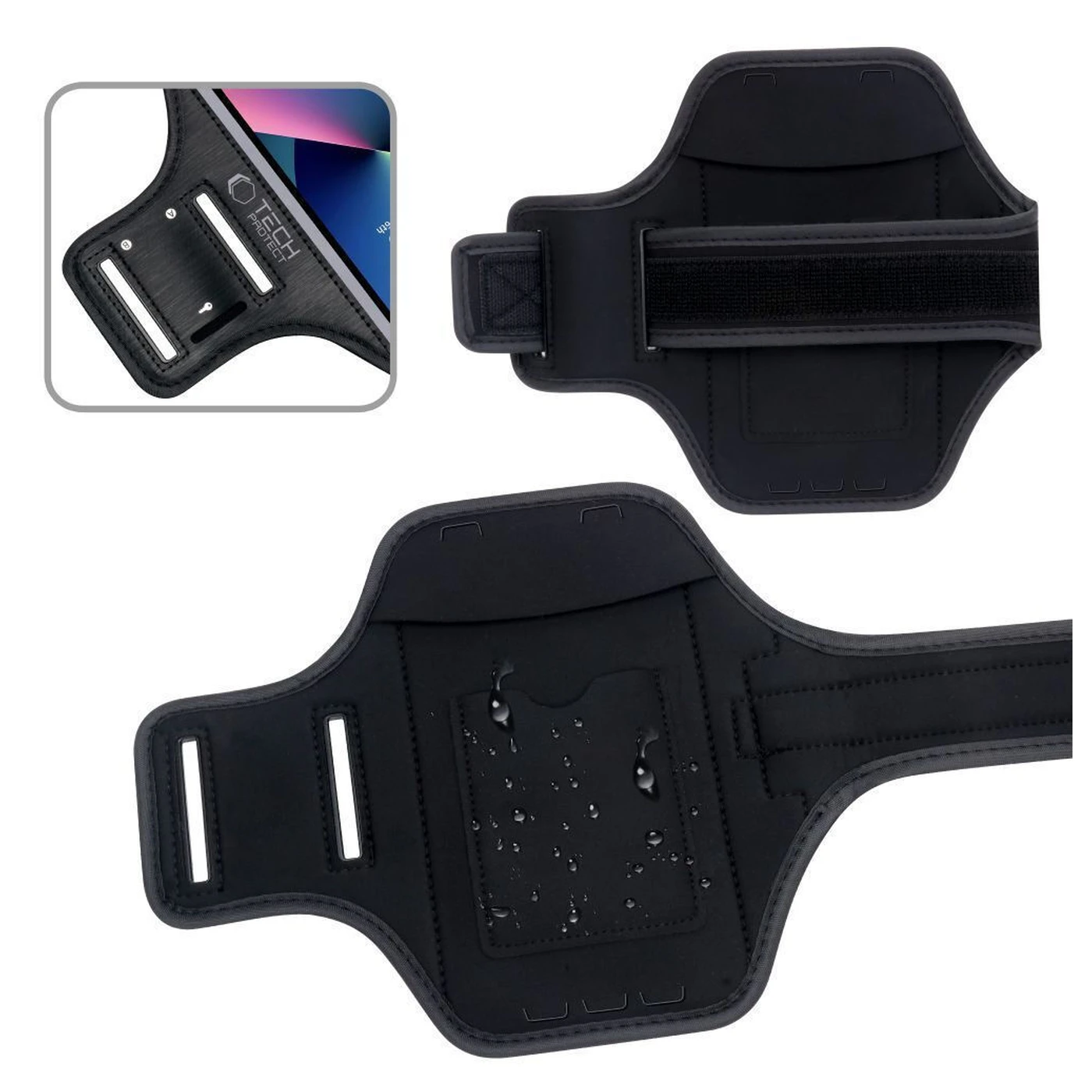 tech protect Μ4 Μαύρη Θήκη Μπράτσου έως 6.8"
