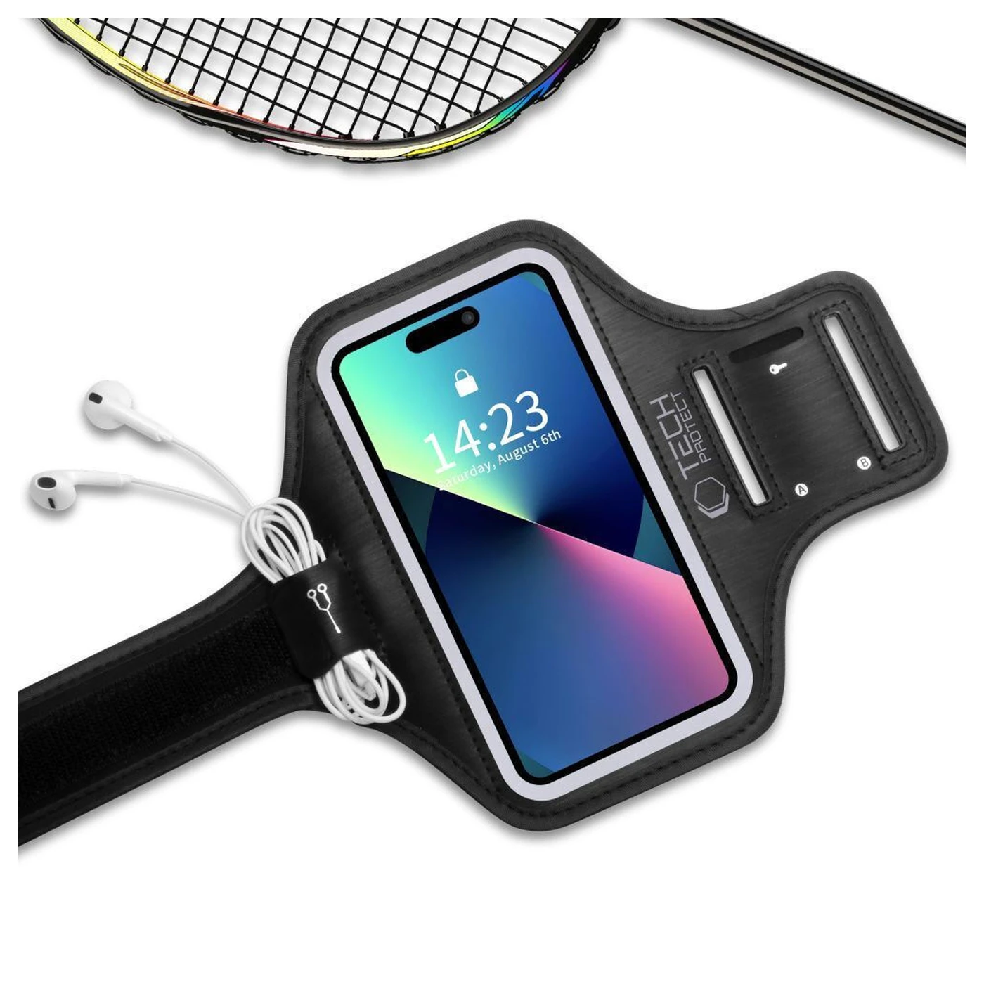 tech protect Μ4 Μαύρη Θήκη Μπράτσου έως 6.8"