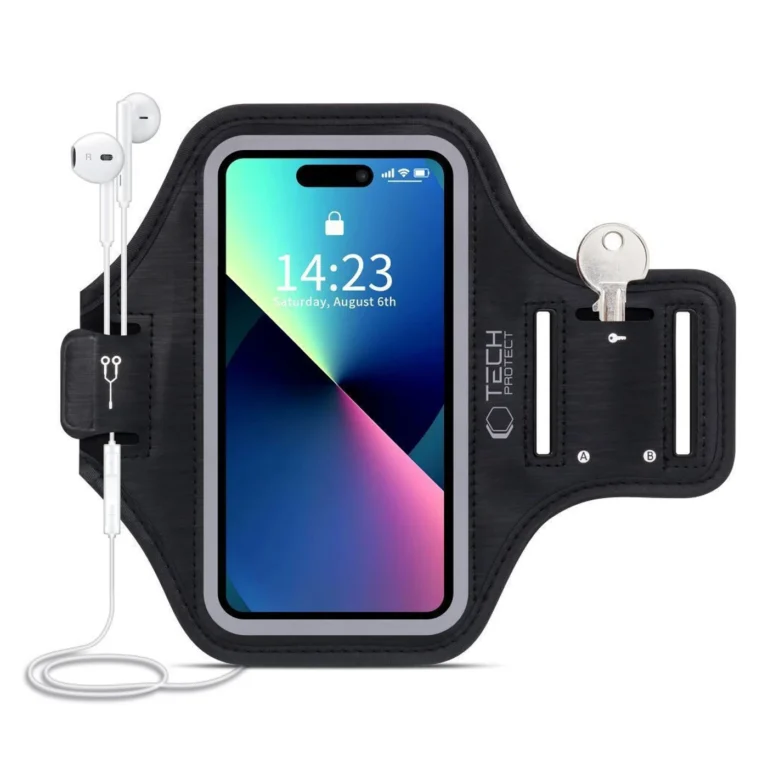 tech protect Μ4 Μαύρη Θήκη Μπράτσου έως 6.8"