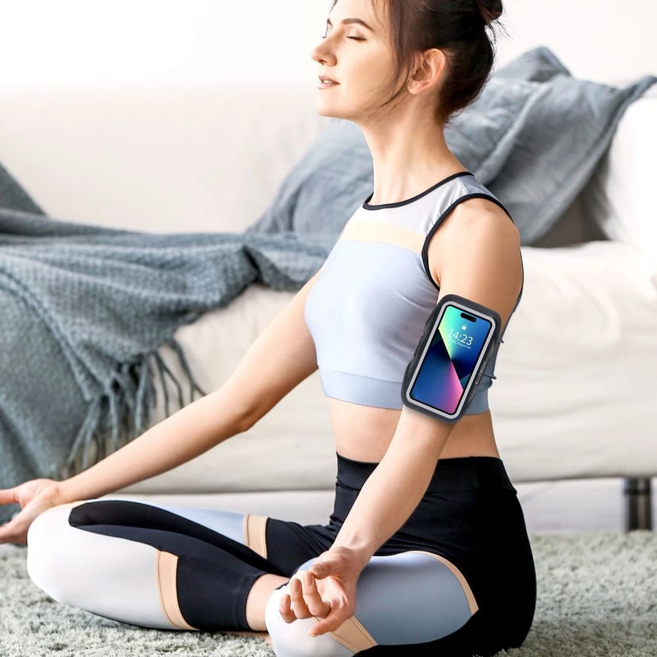 tech protect Μ4 Μαύρη Θήκη Μπράτσου έως 6.8"