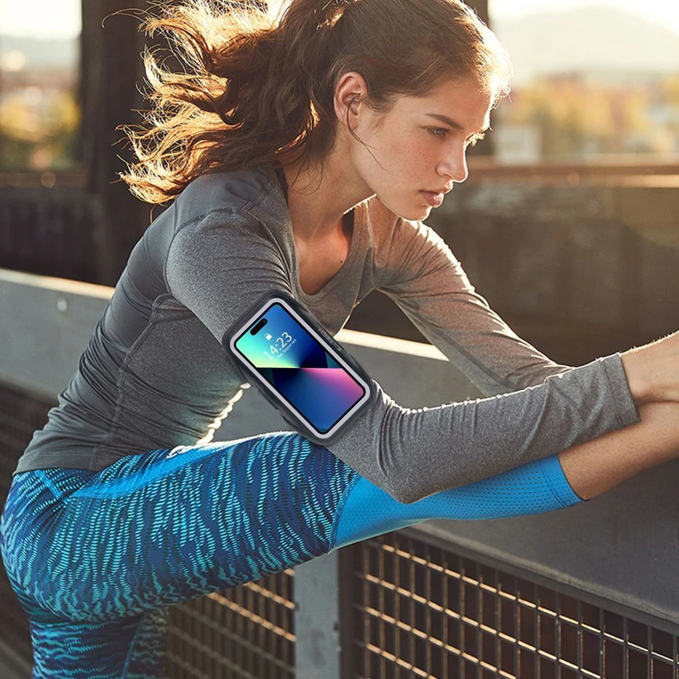 tech protect Μ4 Μαύρη Θήκη Μπράτσου έως 6.8"