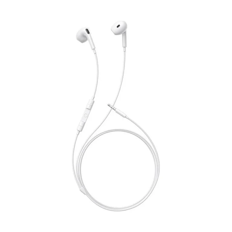 baseus encok hz19 in ear handsfree Λευκά Ακουστικά 3.5mm