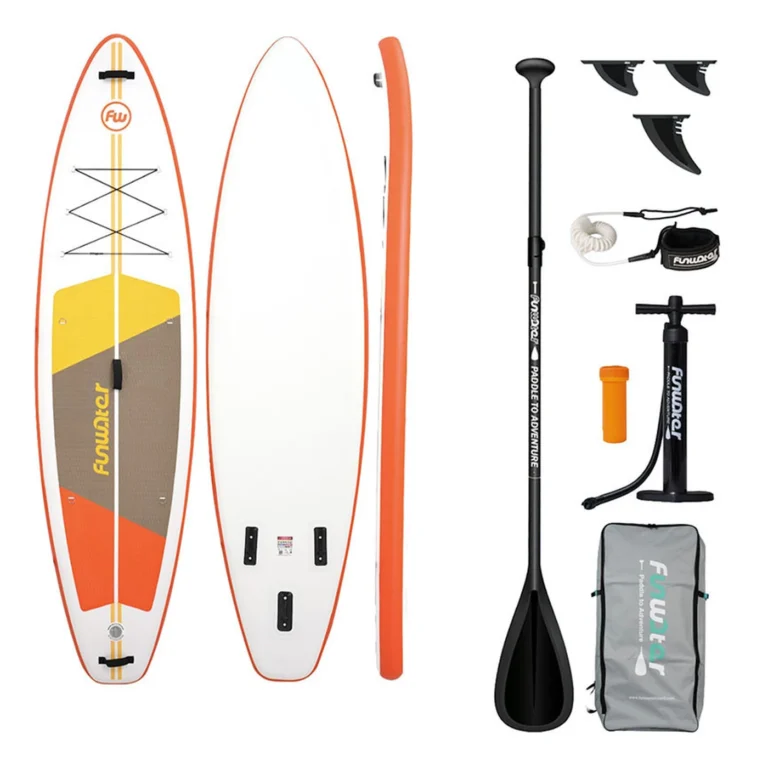 funwater supfw69 paddleboard Φουσκωτή Σανίδα sup 3.35m Πορτοκαλί