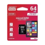 goodram m1aa microsdhc 64gb u1 uhs i 100mb/s με Αντάπτορα