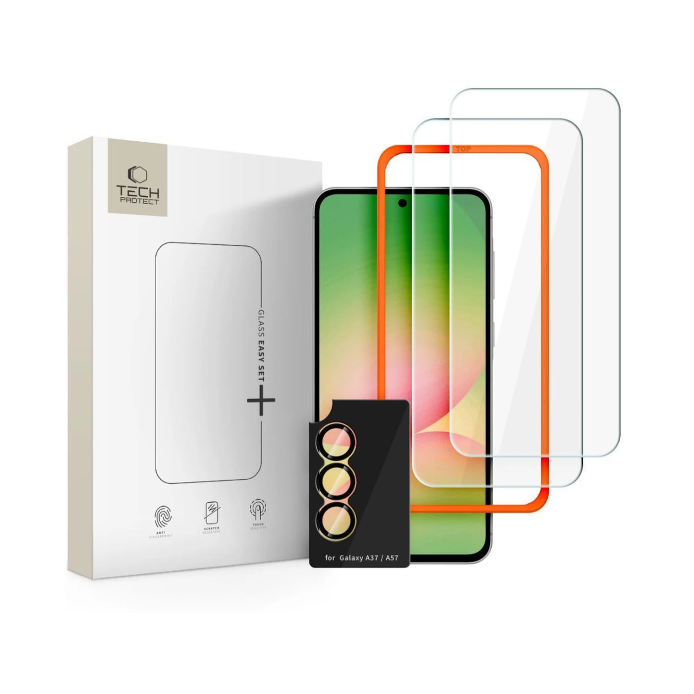 tech protect easy set+ Τζαμάκι Προστασίας για samsung galaxy a37 5g 3τμχ