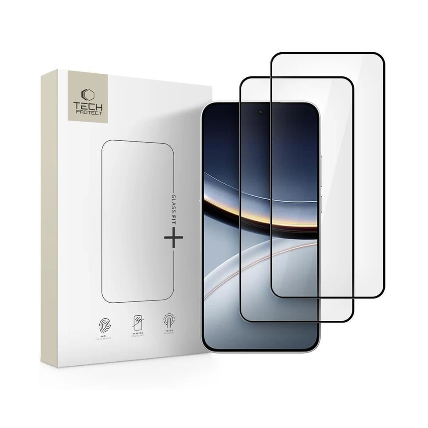 tech protect fit+ Τζαμάκι Προστασίας για xiaomi poco f7 5g 2τμχ