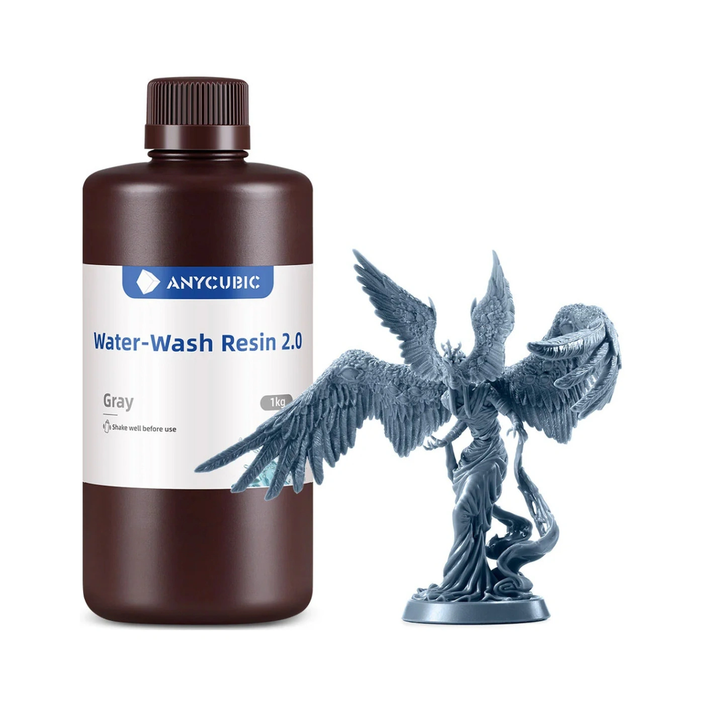 anycubic water wash resin 2.0 για 3d printer Γκρι 1kg
