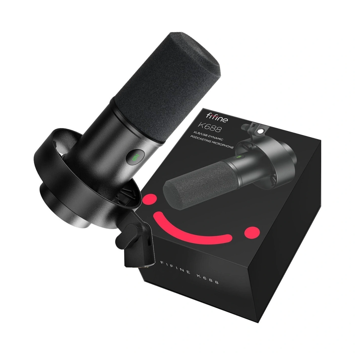 fifine k688 Δυναμικό Μικρόφωνο shock mounted