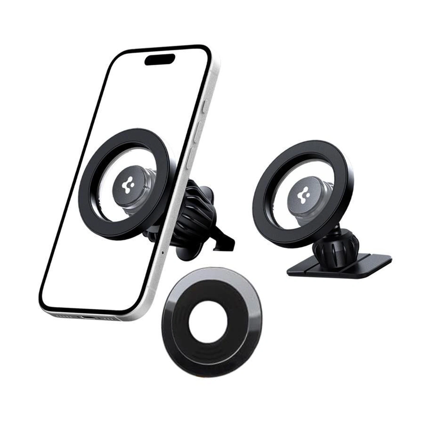spigen magsafe dashboard & vent car mount Μαύρη Βάση Αυτοκινήτου