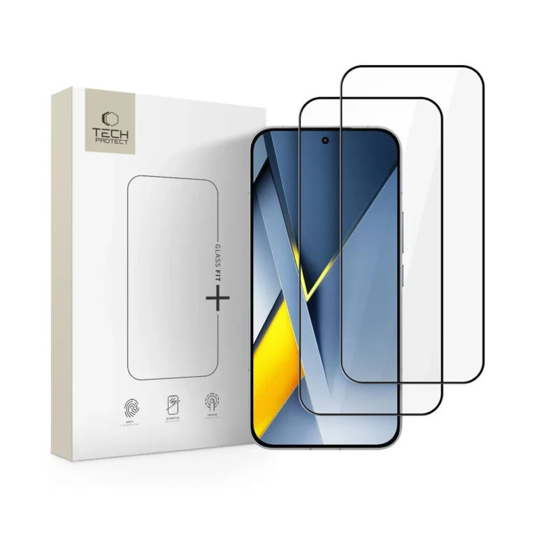 tech protect glass fit+ 2.5d full Τζαμάκι Προστασίας για xiaomi poco f8 ultra 2τμχ