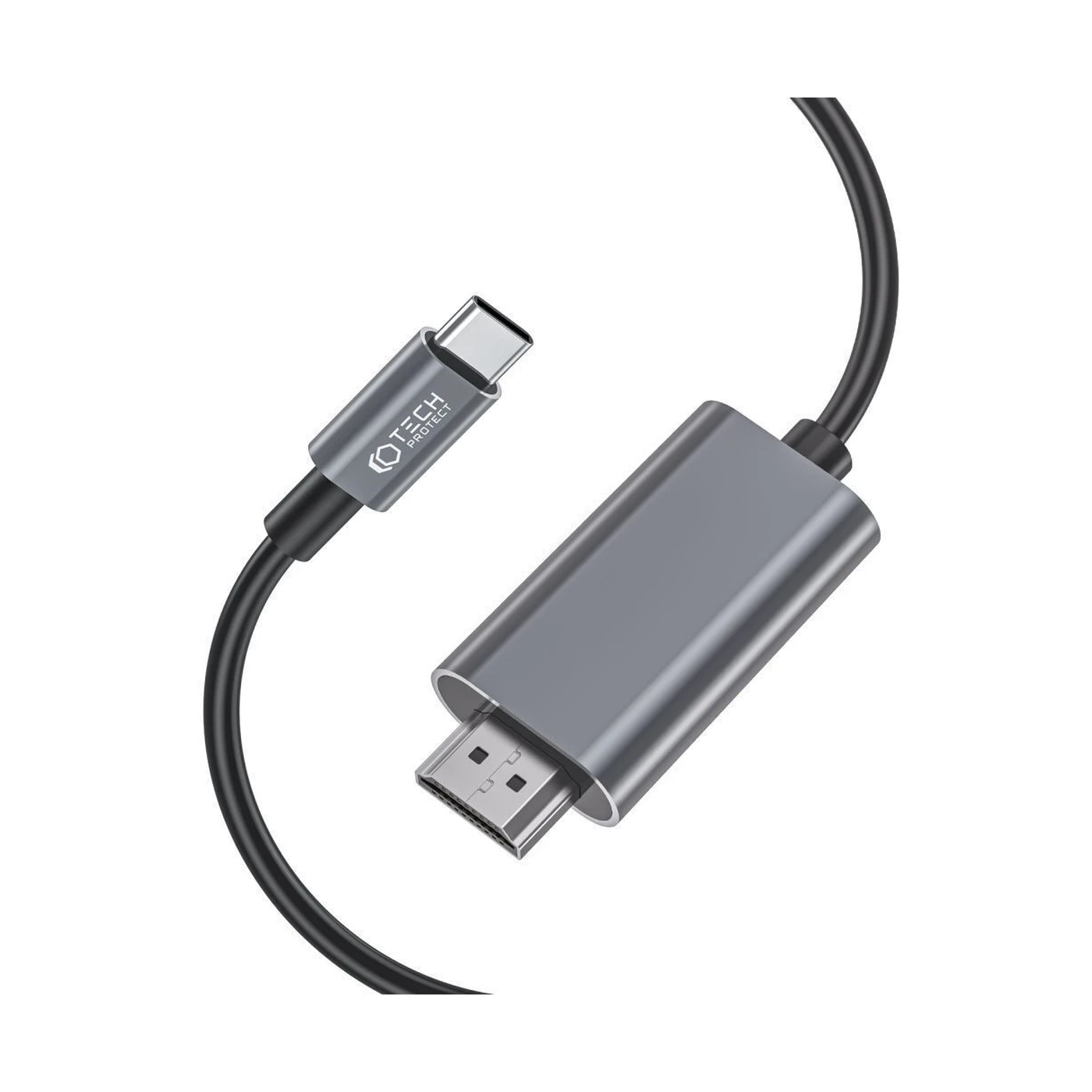 tech protect ultraboost Μαύρο Καλώδι usb c σε hdmi 2m