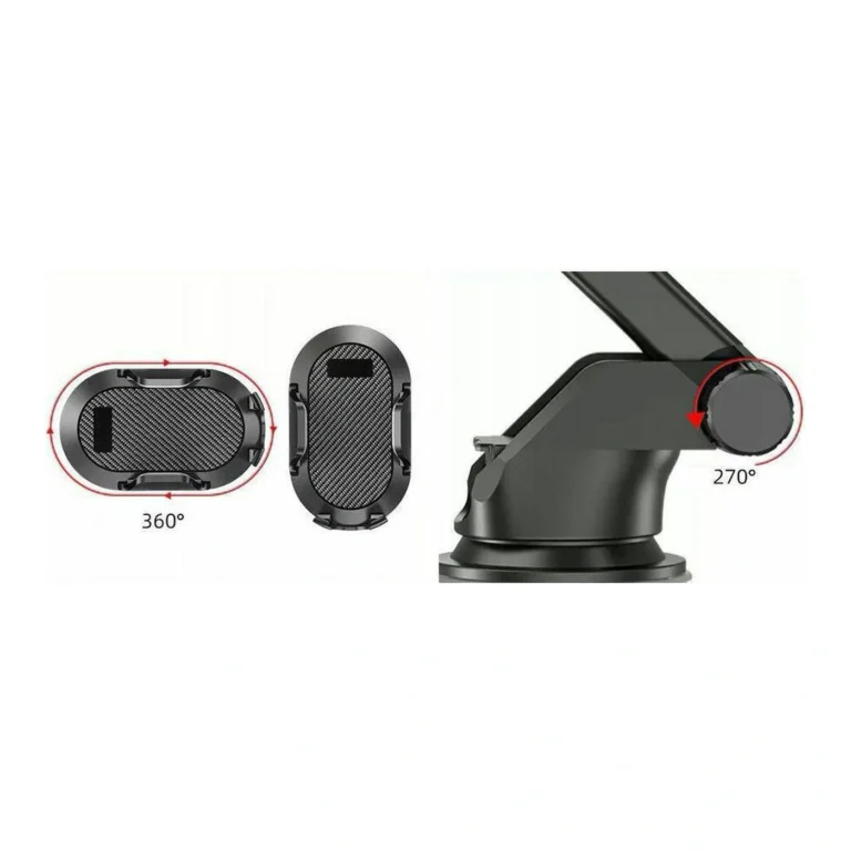 tech protect v1 universal Μαύρη Βάση Κινητού Αυτοκινήτου
