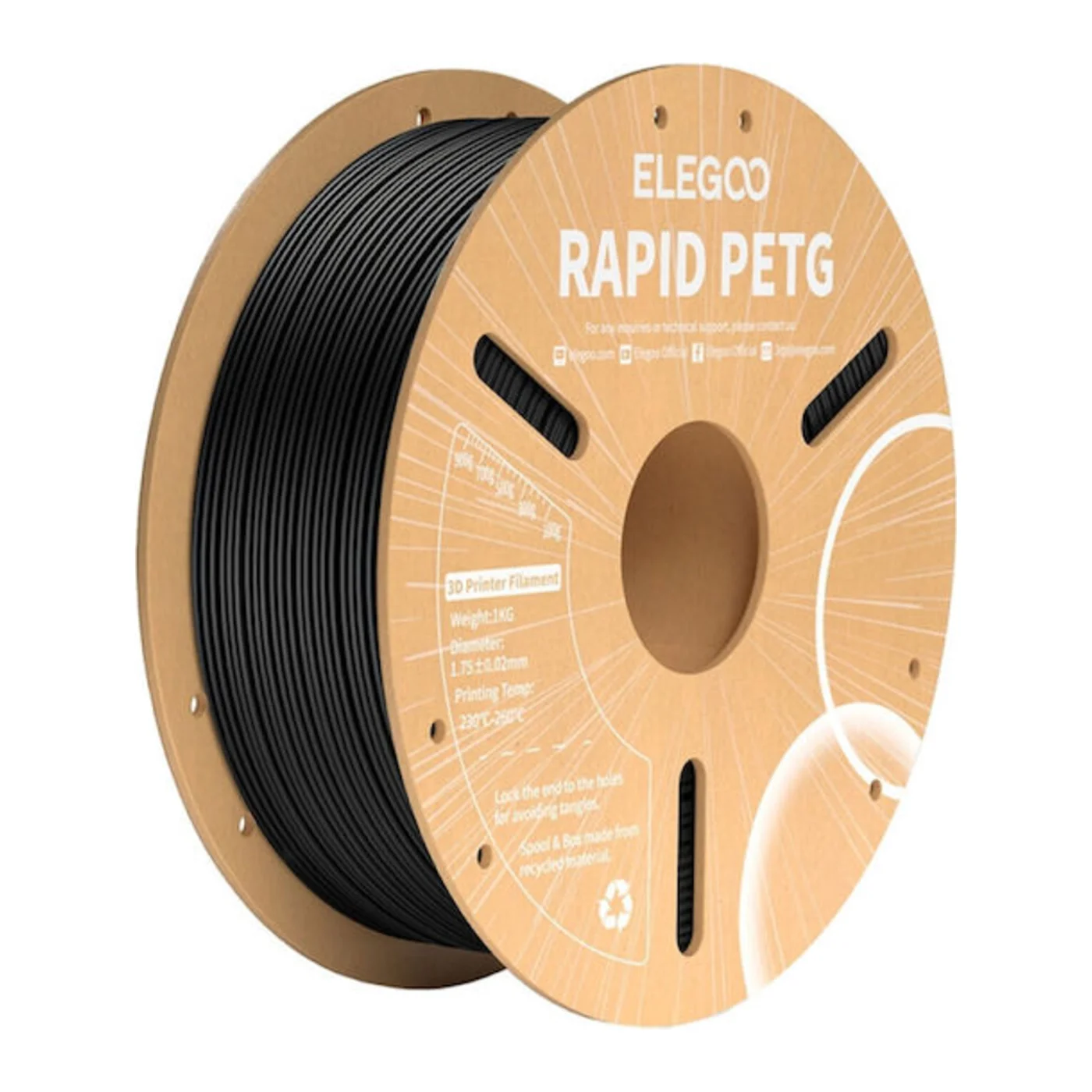 Elegoo PETG 3D Printer Filament 1.75mm Spool