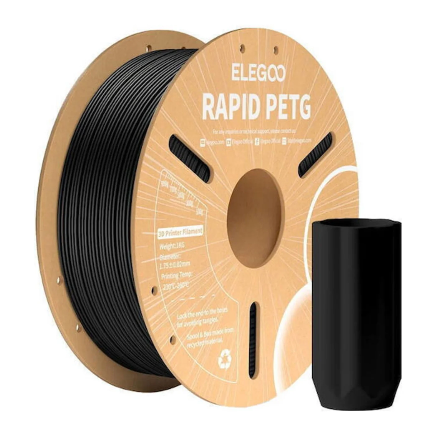 Elegoo PETG 3D Printer Filament 1.75mm Spool