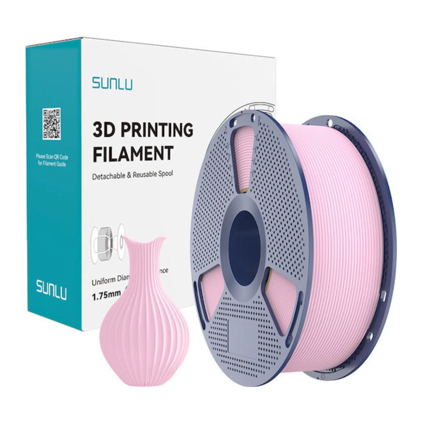Sunlu PLA+ 3D Printer Filament 1.75mm Spool